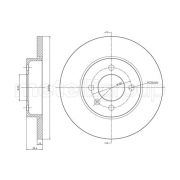 Слика 1 на кочионен диск METELLI 23-0186C