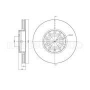 Слика 1 на кочионен диск METELLI 23-0262C