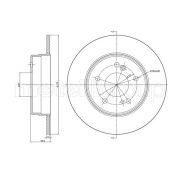 Слика 1 на кочионен диск METELLI 23-0277C