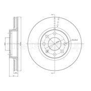 Слика 1 на кочионен диск METELLI 23-0284