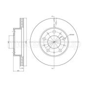 Слика 1 на кочионен диск METELLI 23-0341