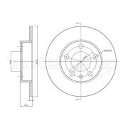 Слика 1 на кочионен диск METELLI 23-0366C