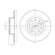 Слика 1 на кочионен диск METELLI 23-0410C