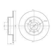 Слика 1 на кочионен диск METELLI 23-0482C