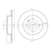 Слика 1 на кочионен диск METELLI 23-0488C