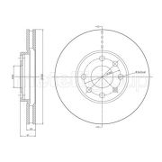 Слика 1 на кочионен диск METELLI 23-0490C