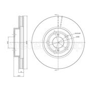 Слика 1 на кочионен диск METELLI 23-0512C