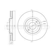 Слика 1 на кочионен диск METELLI 23-0566C