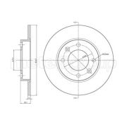 Слика 1 на кочионен диск METELLI 23-0567C