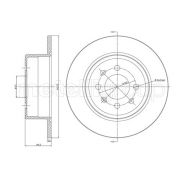 Слика 1 $на Кочионен диск METELLI 23-0606C