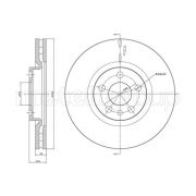 Слика 1 на кочионен диск METELLI 23-0615C