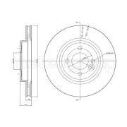 Слика 1 на кочионен диск METELLI 23-0666C