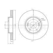 Слика 1 на кочионен диск METELLI 23-0676C