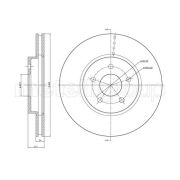 Слика 1 на кочионен диск METELLI 23-0684C