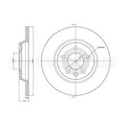 Слика 1 на кочионен диск METELLI 23-0767C