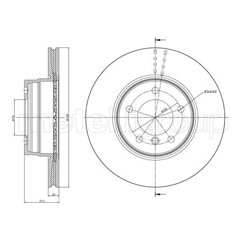 Слика на Кочионен диск METELLI 23-0809C