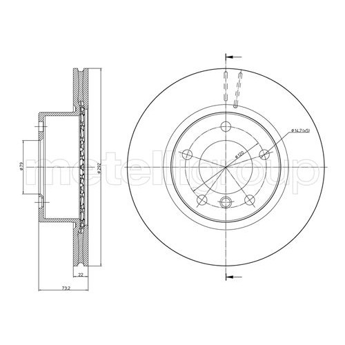 Слика на Кочионен диск METELLI 23-0811C