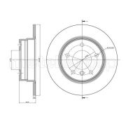 Слика 1 на кочионен диск METELLI 23-0817C