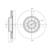 Слика 1 на кочионен диск METELLI 23-0840C