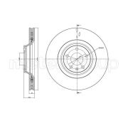 Слика 1 на кочионен диск METELLI 23-0868C