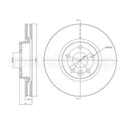 Слика 1 на кочионен диск METELLI 23-0896C