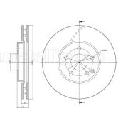 Слика 1 на кочионен диск METELLI 23-0965C