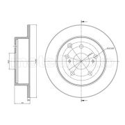 Слика 1 на кочионен диск METELLI 23-0991C