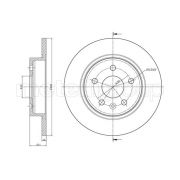 Слика 1 на кочионен диск METELLI 23-1002C