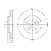 Слика 1 на кочионен диск METELLI 23-1006C