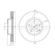 Слика 1 на кочионен диск METELLI 23-1026C