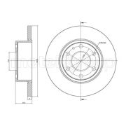 Слика 1 на кочионен диск METELLI 23-1038C