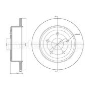 Слика 1 на кочионен диск METELLI 23-1428C