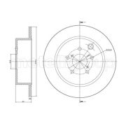 Слика 1 на кочионен диск METELLI 23-1487C