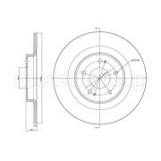 Слика 1 на кочионен диск METELLI 23-1521C