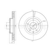 Слика 1 на кочионен диск METELLI 23-1525C