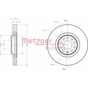 Слика 1 на кочионен диск METZGER COATED / HIGH CARBON 6110134