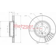 Слика 1 $на Кочионен диск METZGER COATED / HIGH CARBON 6110319