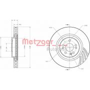 Слика 1 $на Кочионен диск METZGER COATED / HIGH CARBON 6110530