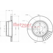 Слика 1 $на Кочионен диск METZGER COATED / HIGH CARBON 6110589