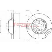 Слика 1 на кочионен диск METZGER COATED / HIGH CARBON 6110657