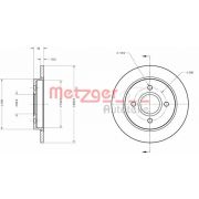 Слика 1 на кочионен диск METZGER Coated 6110020