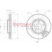 Слика 1 на кочионен диск METZGER Coated 6110079