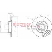 Слика 1 на кочионен диск METZGER Coated 6110093