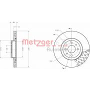 Слика 1 на кочионен диск METZGER Coated 6110098