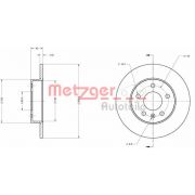 Слика 1 $на Кочионен диск METZGER Coated 6110102