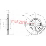 Слика 1 на кочионен диск METZGER Coated 6110103