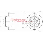 Слика 1 на кочионен диск METZGER Coated 6110107