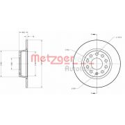 Слика 1 на кочионен диск METZGER Coated 6110108