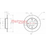 Слика 1 $на Кочионен диск METZGER Coated 6110123