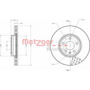 Слика 1 $на Кочионен диск METZGER Coated 6110138